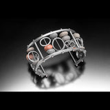 Rocks and Ovals Cuff Bracelet by Jennifer Nunnelee