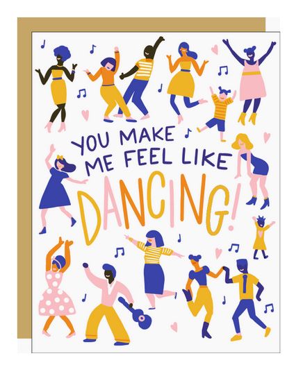 Dancing Greeting Card by Egg Press Manufacturing