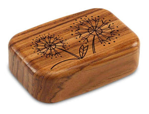 Dandelions 3" Medium Wide Secret Box by Heartwood Creations
