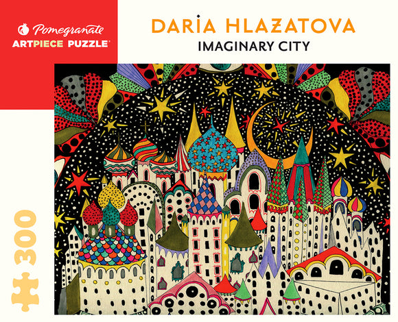 Daria Hlazatova: Imaginary City 300-Piece Jigsaw Puzzle