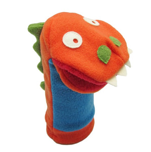 Fleece Dinosaur Puppet by Cate & Levi