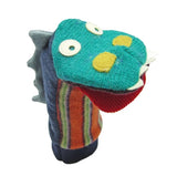 Wool Dinosaur Puppet by Cate & Levi