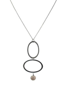 Double Oval Necklace by Jennifer Nunnelee