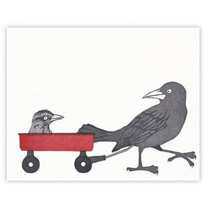 Backseat Driver Grackle 8" x 10" Print by Burdock & Bramble