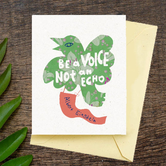 Echo Greeting Card by Jake Putnam