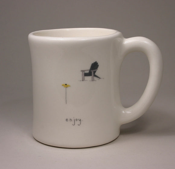 Enjoy Mug by Beth Mueller