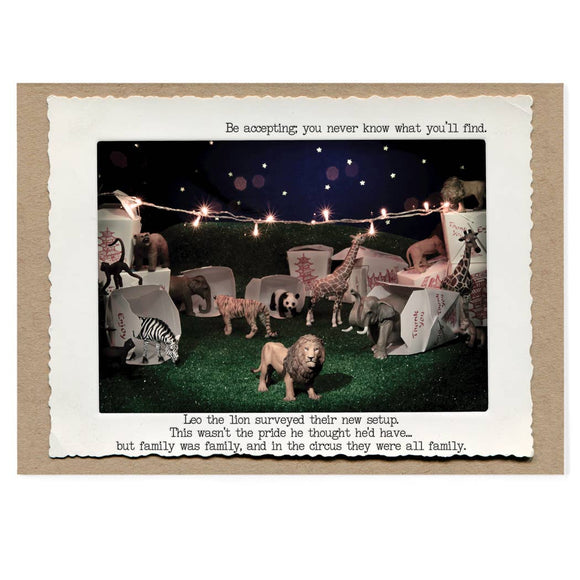 Night Circus Greeting Card by Jamie Redmond