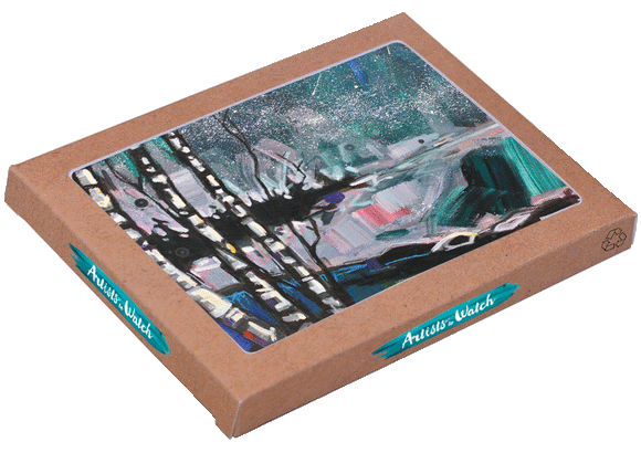 8 Assorted Boxed Trees Notecards by Artists to Watch