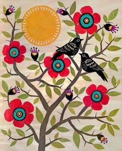 Flowers Among The Thorns Print by Angie Pickman