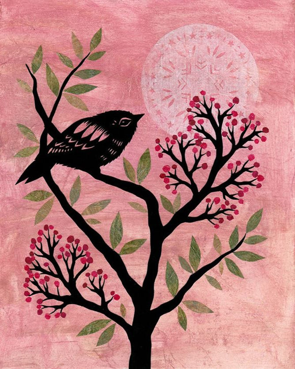 Follow The Evening's Call Print by Angie Pickman