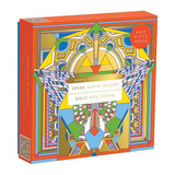 Frank Lloyd Wright: Imperial Hotel Peacock Rug 500-Piece Foil Jigsaw Puzzle