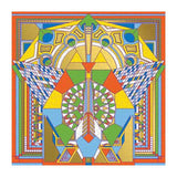 Frank Lloyd Wright: Imperial Hotel Peacock Rug 500-Piece Foil Jigsaw Puzzle
