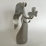 Angel with Shamrock Sculpture by Gail Chavenelle