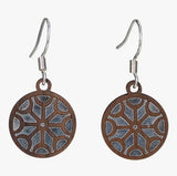 Twig Goddess Lasercut Wood Earrings by Woodcutts