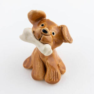 Golden Retriever Dog Ceramic "Little Guy" by Cindy Pacileo