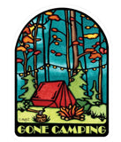 Gone Camping Sticker by Sarah Angst