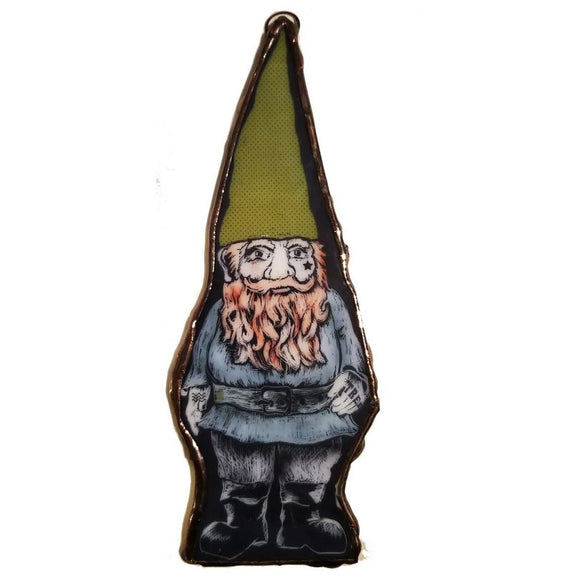 Guardin' Gnome Ornament by Genevieve Geer