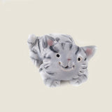 Gray Tabby Cat Ceramic "Little Guy" by Cindy Pacileo