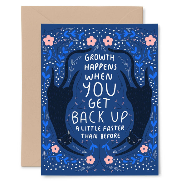 Growth Happens Greeting Card by Gingiber