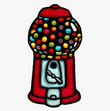 Gumball Machine Sticker by Sarah Angst