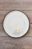 Happy Small Round Plate by ZPots
