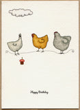Chickens Boxed Set of 6 Greeting Cards by Beth Mueller