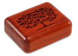 Heart Tree 2” Flat Narrow Secret Box by Heartwood Creations