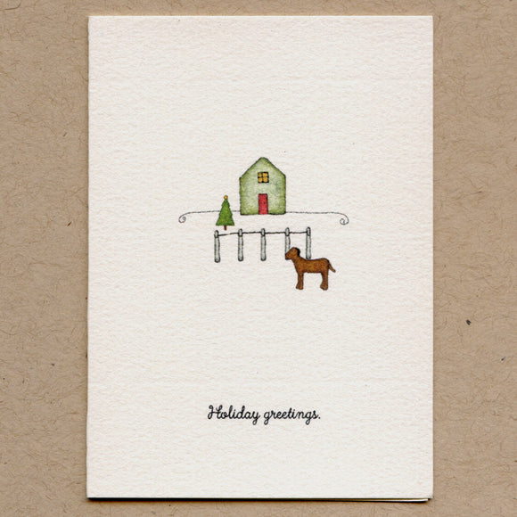 Holiday Greetings Enclosure Card by Beth Mueller