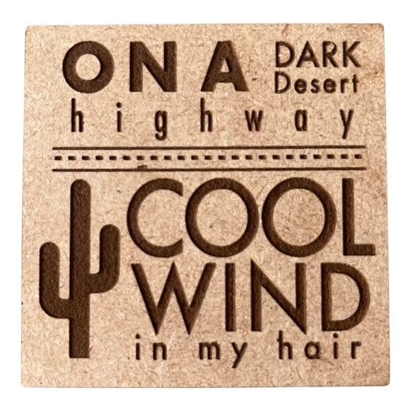 Hotel California Wooden Magnet by High Strung Studio