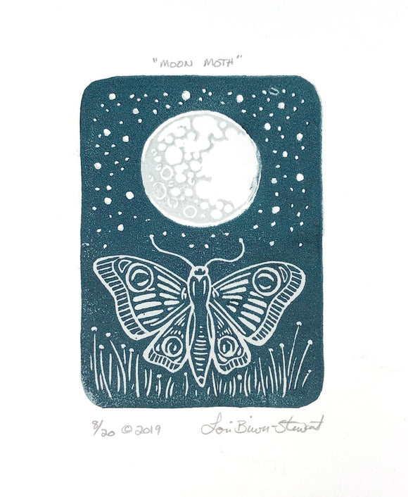Moon Moth by Lori Biwer-Stewart