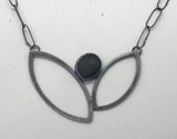 Double Leaf Rock Necklace by Jennifer Nunnelee