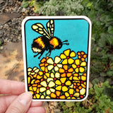Bumble Bee Sticker by Sarah Angst