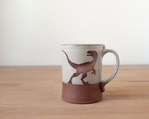 Velociraptor Mug by Keith Hershberger