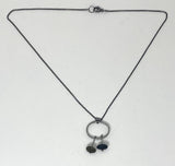 Oval With Two Rocks Necklace by Jennifer Nunnelee