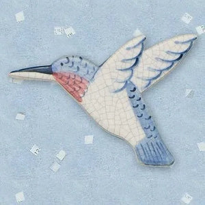 Hummingbird Ceramic Ornament by Mary DeCaprio