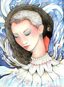 Leda and the Swan Reproduction by Liza Paizis