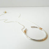 Open Circle Necklace by Trecy Bleich
