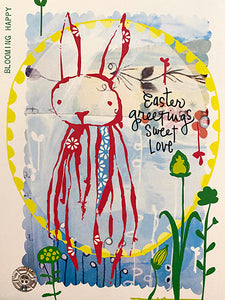 Easter Greetings Card by Kelli May-Krenz