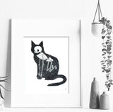 Cat Animus Print by Cat Rocketship