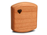 Maple Leaves Marquetry 2” Flat Wide Secret Box by Heartwood Creations