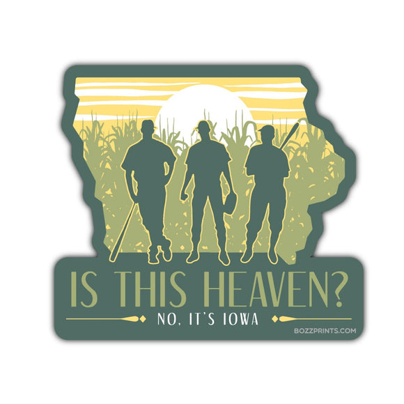 Is This Heaven? Magnet by Bozz Prints