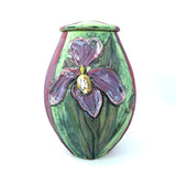 Iris Jar by Nancy Briggs