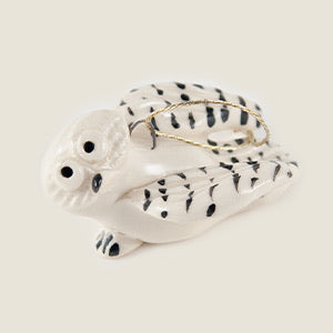 Snowy Owl Ceramic 