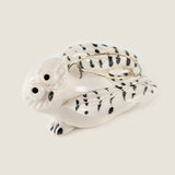 Snowy Owl Ceramic "Little Guy" Ornament by Cindy Pacileo