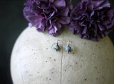 Small Orbit Stud Earrings with Jasper by Brianna Kenyon