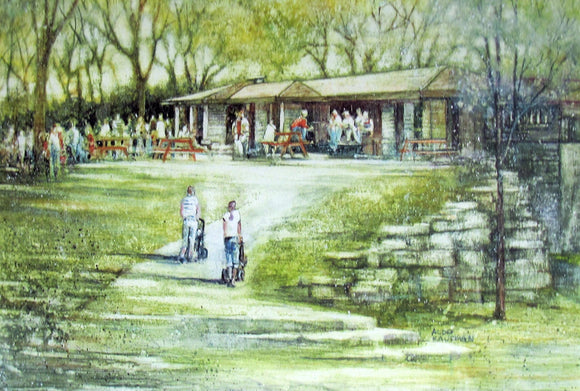 Family Picnic Reproduction by Alda Kaufman