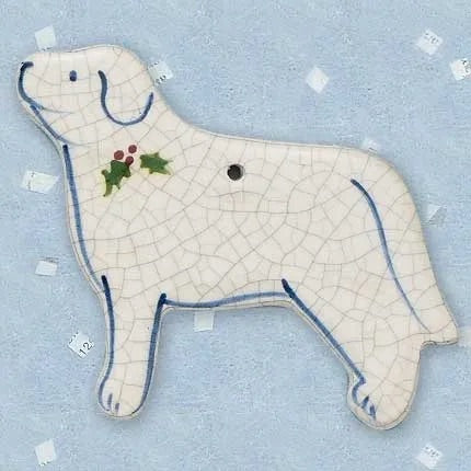 Lab Ceramic Ornament by Mary DeCaprio