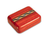 Assorted Inlay 2” Flat Narrow Secret Box by Heartwood Creations