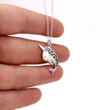 Narwhal Sterling Silver Necklace by Mark Poulin