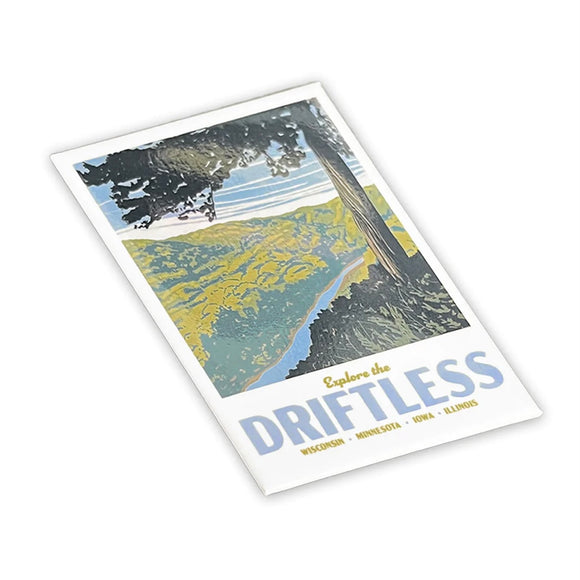 Driftless Magnet by Bozz Prints